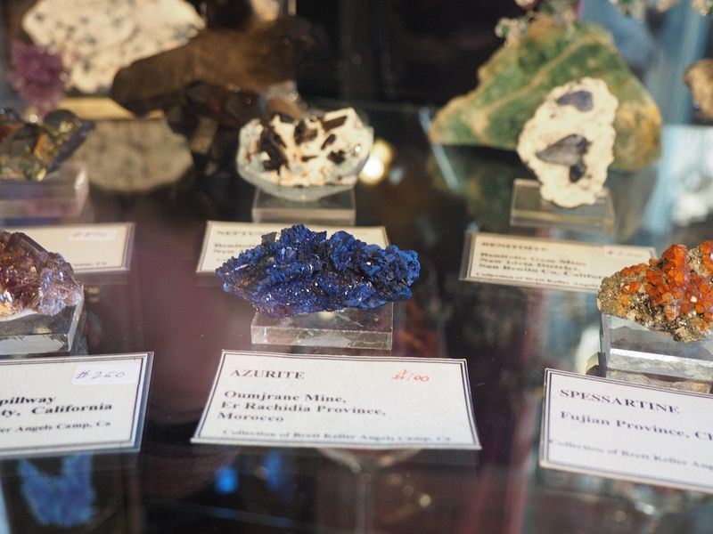 Azurite at Mineral Wines
